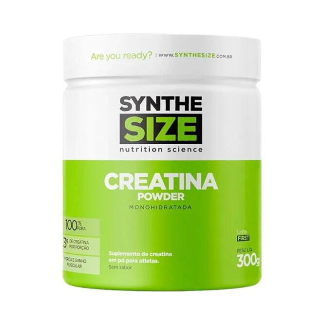 Synthesize Creatina Monohidratada - 300G Sem Sabor -