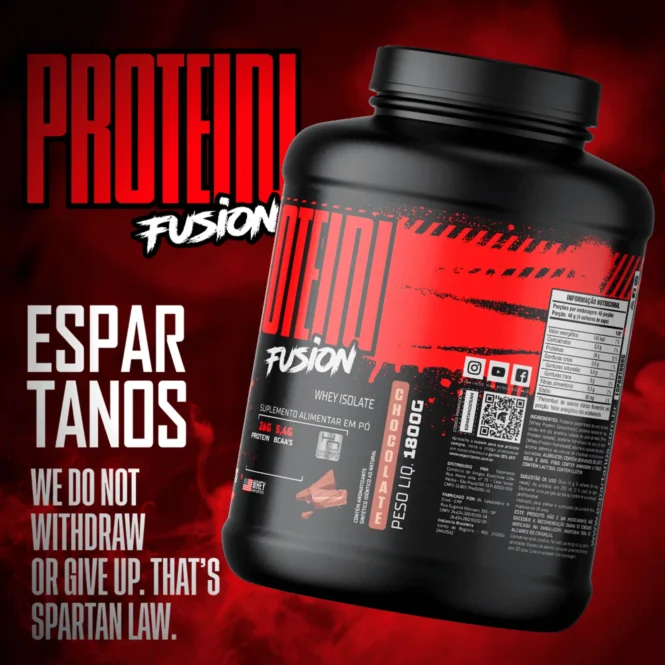 Protein Fusion Whey Isolate Chocolate-1800G - Espartanos - Image 2