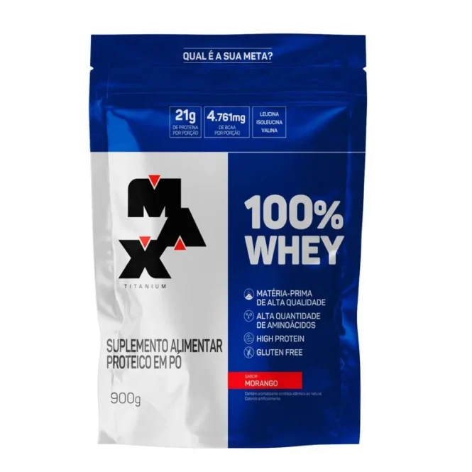 Whey Refil - Max Titanium  900G - Image 2